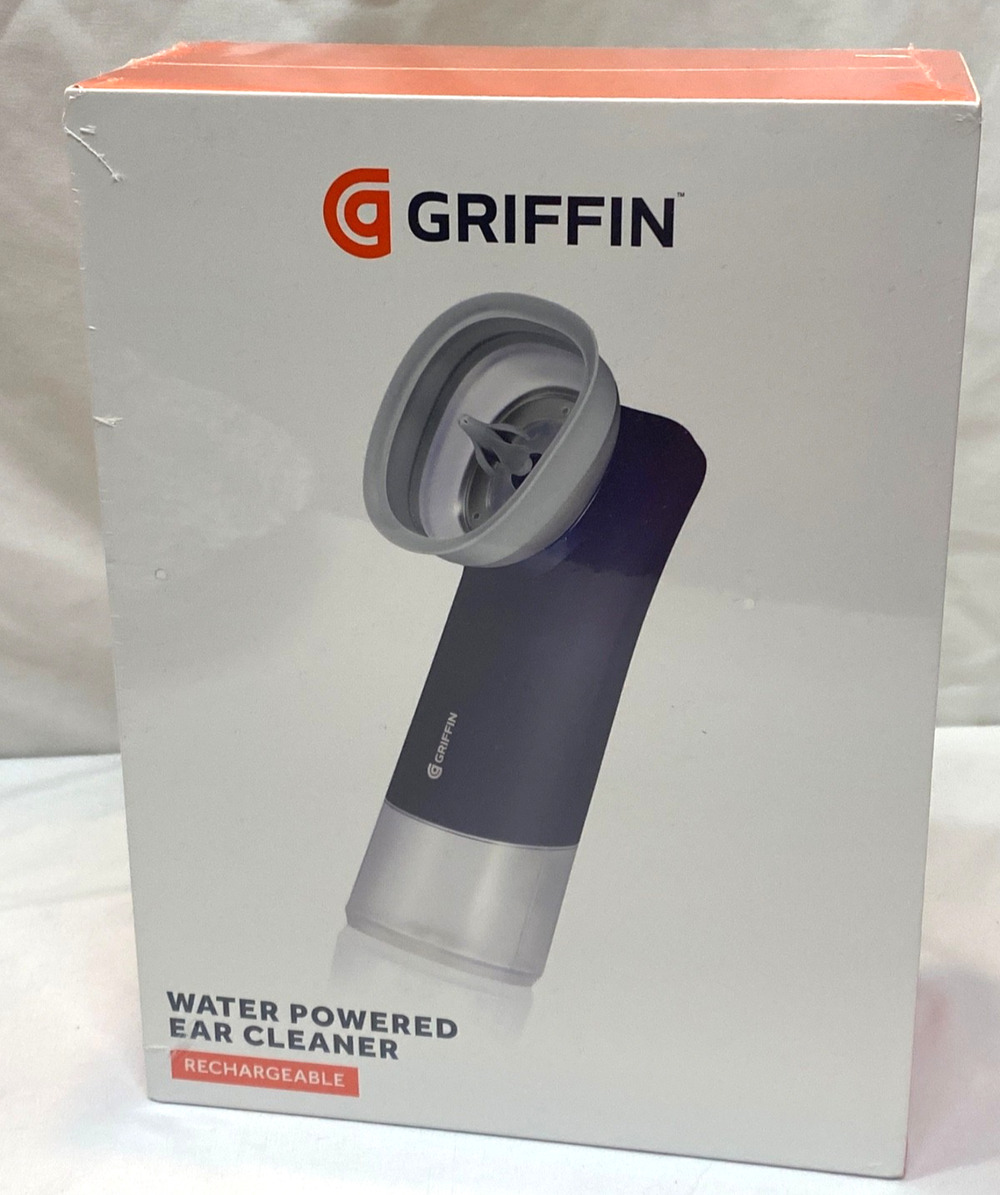 Griffin Rechargeable Water Powered Ear Cleaner New Sealed